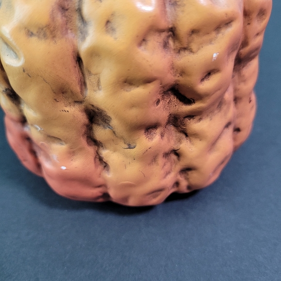 Ceramic Jack-O-Lantern Candle Holder Halloween 3.5" New Holland Floral VTG 1995 - Picture 12 of 14